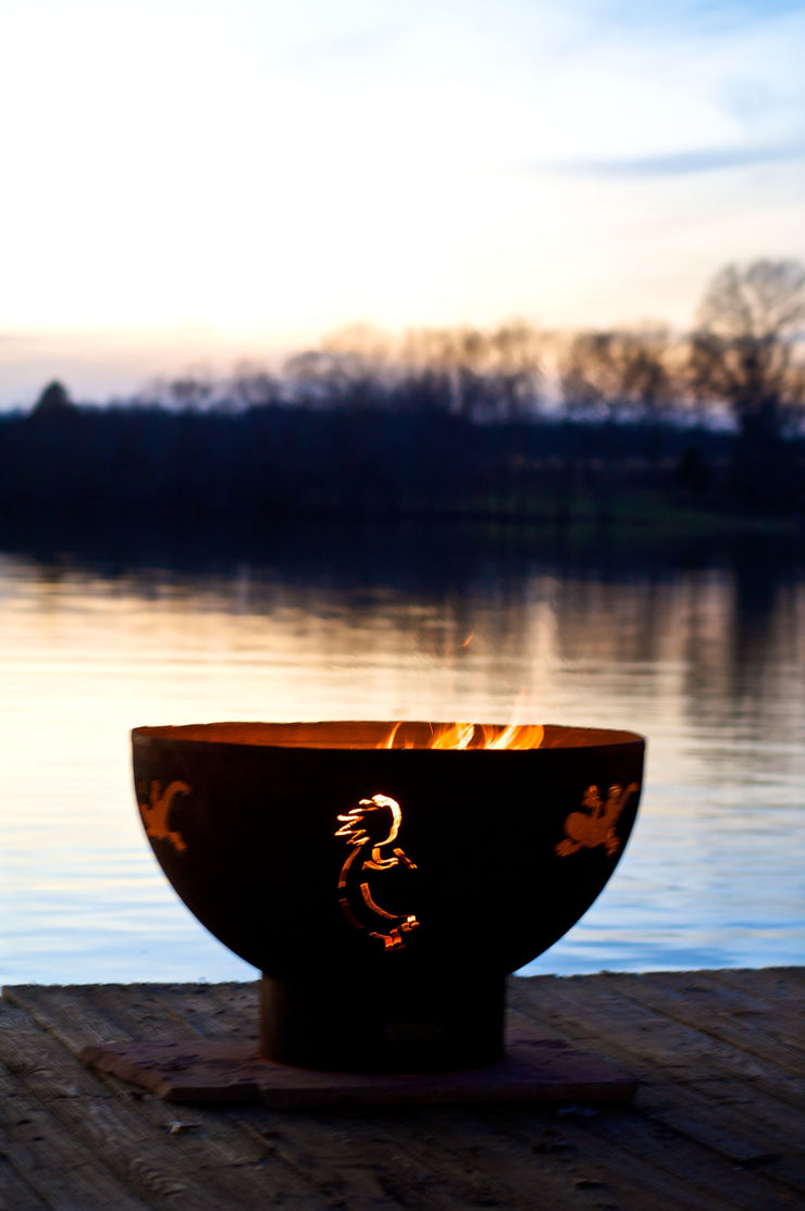 Fire Pit Art Kokopelli Fire Pit - Fire Pit Oasis