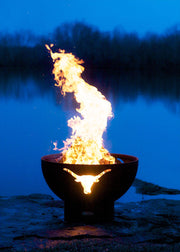 Fire Pit Art Longhorn Fire Pit - Fire Pit Oasis