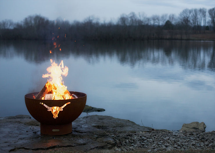 Fire Pit Art Longhorn Fire Pit - Fire Pit Oasis