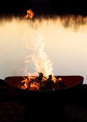 Fire Pit Art Scallops Fire Pit - Fire Pit Oasis