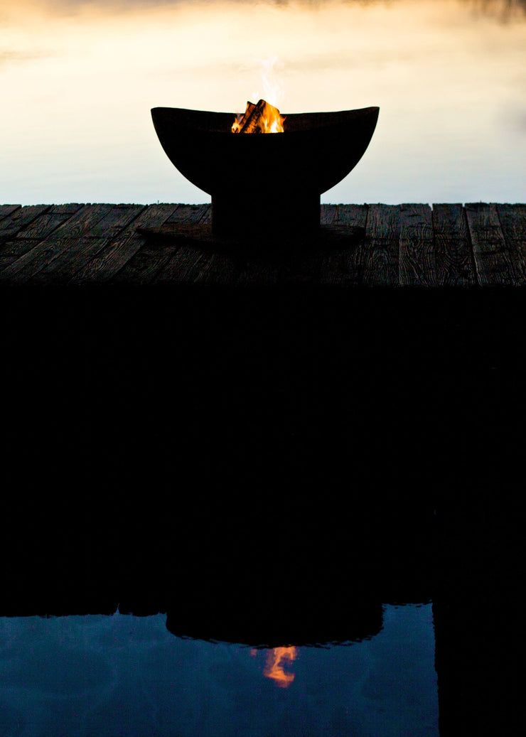 Fire Pit Art Scallops Fire Pit - Fire Pit Oasis