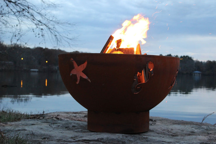 Fire Pit Art Sea Creatures Fire Pit - Fire Pit Oasis