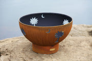 Fire Pit Art Tropical Moon Fire Pit - Fire Pit Oasis