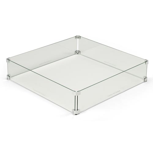 HPC Wind Guards - Square - Fire Pit Oasis