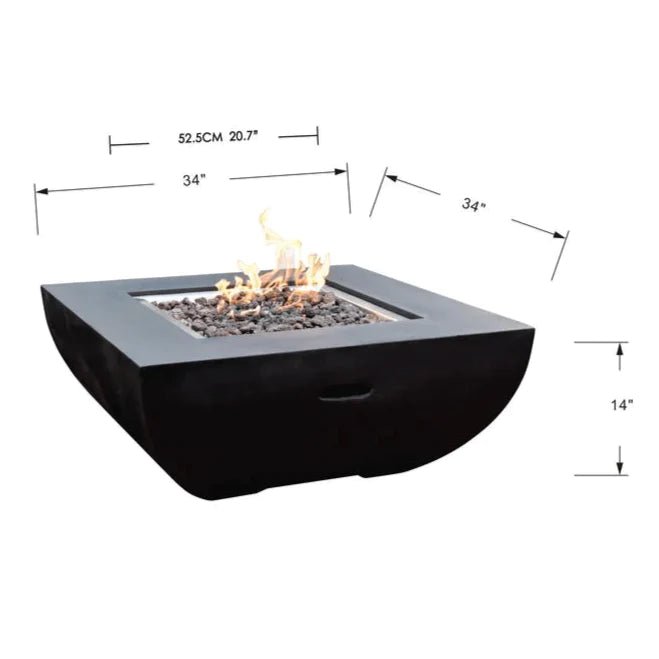 Modeno Aurora Fire Table - Natural Gas - OFG114-NG - Fire Pit Oasis