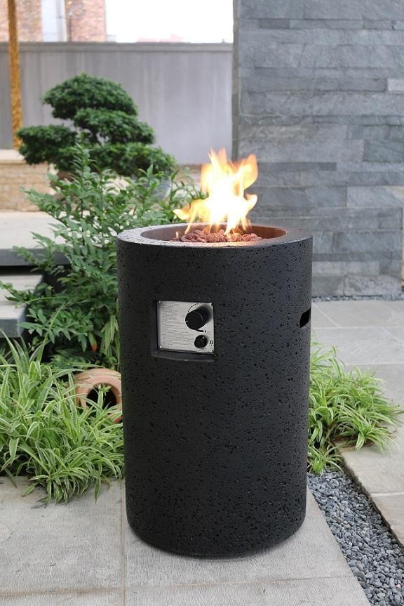 Modeno Lava Tube Fire Pit - Fire Pit Oasis