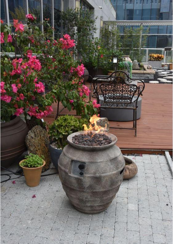 Modeno Pompeii Fire Pit - Fire Pit Oasis