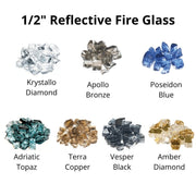 Modern Flames "Landscape Pro Multi" 3-Sided Smart Electric Fireplace, Sizes: 44"- 96" - Fire Pit Oasis