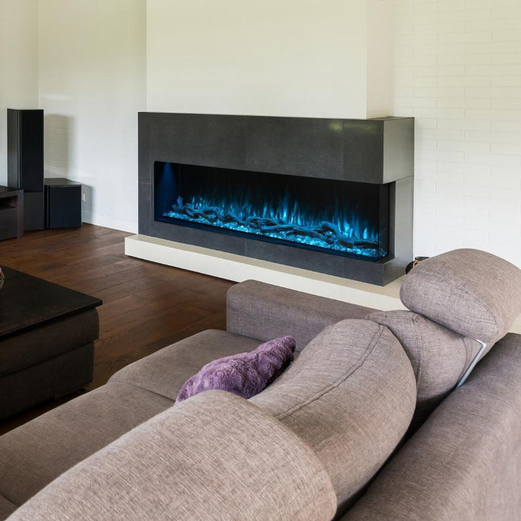 Modern Flames "Landscape Pro Multi" 3-Sided Smart Electric Fireplace, Sizes: 44"- 96" - Fire Pit Oasis