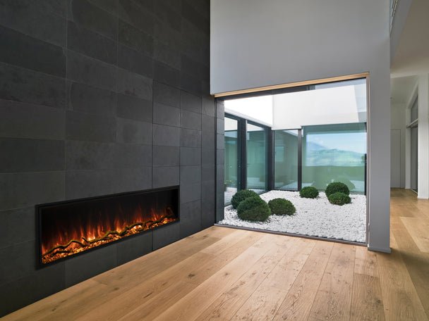Modern Flames Landscape Pro Slim 56" Built In Electric Fireplace LPS-5614 - Fire Pit Oasis