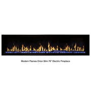 Modern Flames Orion Slim Built-In/Wall Mounted Smart Electric Fireplace - Fire Pit Oasis