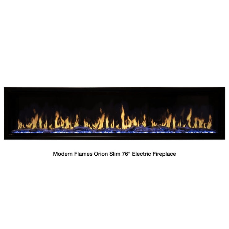 Modern Flames Orion Slim Built-In/Wall Mounted Smart Electric Fireplace - Fire Pit Oasis