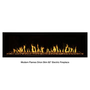 Modern Flames Orion Slim Built-In/Wall Mounted Smart Electric Fireplace - Fire Pit Oasis