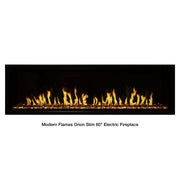 Modern Flames Orion Slim Built-In/Wall Mounted Smart Electric Fireplace - Fire Pit Oasis