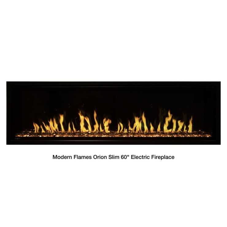 Modern Flames Orion Slim Built-In/Wall Mounted Smart Electric Fireplace - Fire Pit Oasis