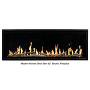 Modern Flames Orion Slim Built-In/Wall Mounted Smart Electric Fireplace - Fire Pit Oasis