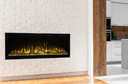 Modern Flames Spectrum Slimline Wall Mount/Recessed 100" Electric Fireplace SPS-100B - Fire Pit Oasis