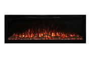 Modern Flames Spectrum Slimline Wall Mount/Recessed 100" Electric Fireplace SPS-100B - Fire Pit Oasis