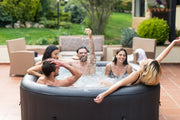 Mspa Vito, Urban Series, Inflatable Hot Tub & Spa, 132 Jets, 700w Massage Air Blower, 1350w Water Heater, One Piece Easy Install, 4+2 Persons, Square - Fire Pit Oasis