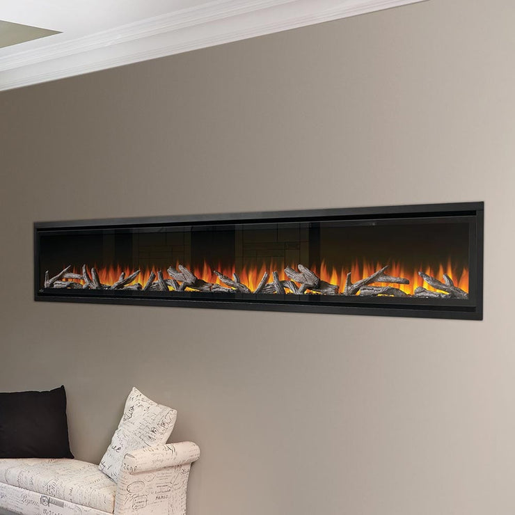 Napoleon 100-In Alluravision Deep Wall Mount Electric Fireplace - NEFL100CHD - Fire Pit Oasis