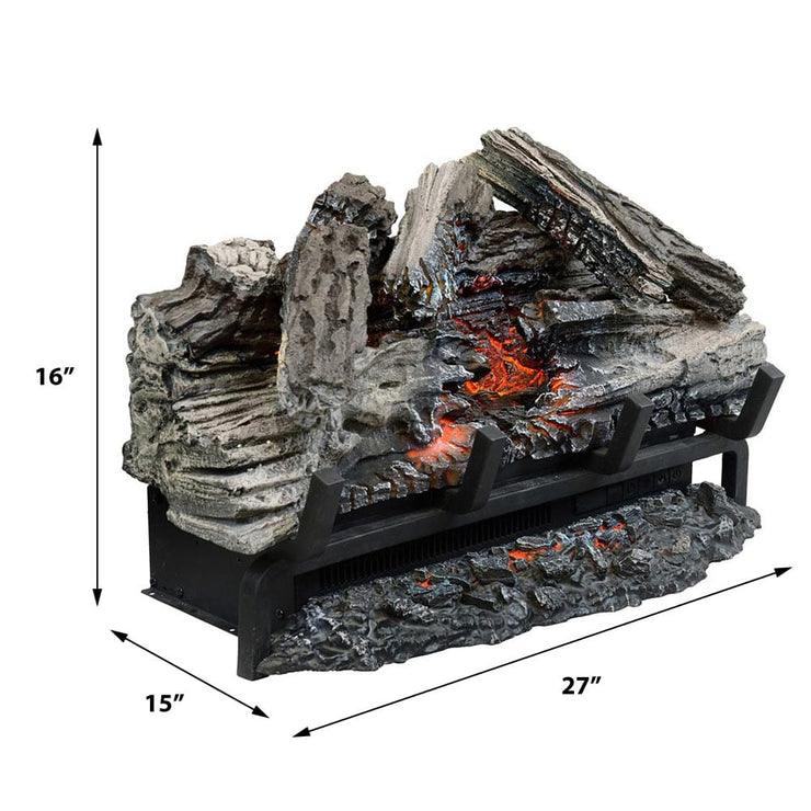 Napoleon 27-in Woodland Electric Fireplace Log Set - Fire Pit Oasis