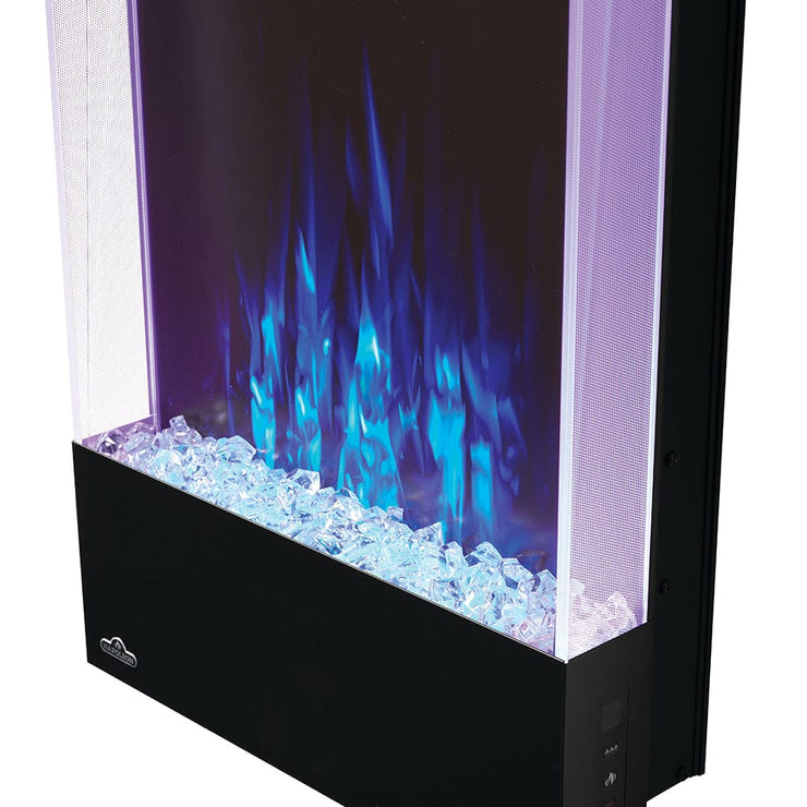 Napoleon 32-In Allure Vertical Wall Mount Electric Fireplace- NEFVC32H - Fire Pit Oasis