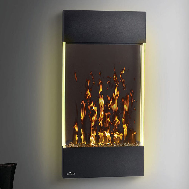 Napoleon 32-In Allure Vertical Wall Mount Electric Fireplace- NEFVC32H - Fire Pit Oasis