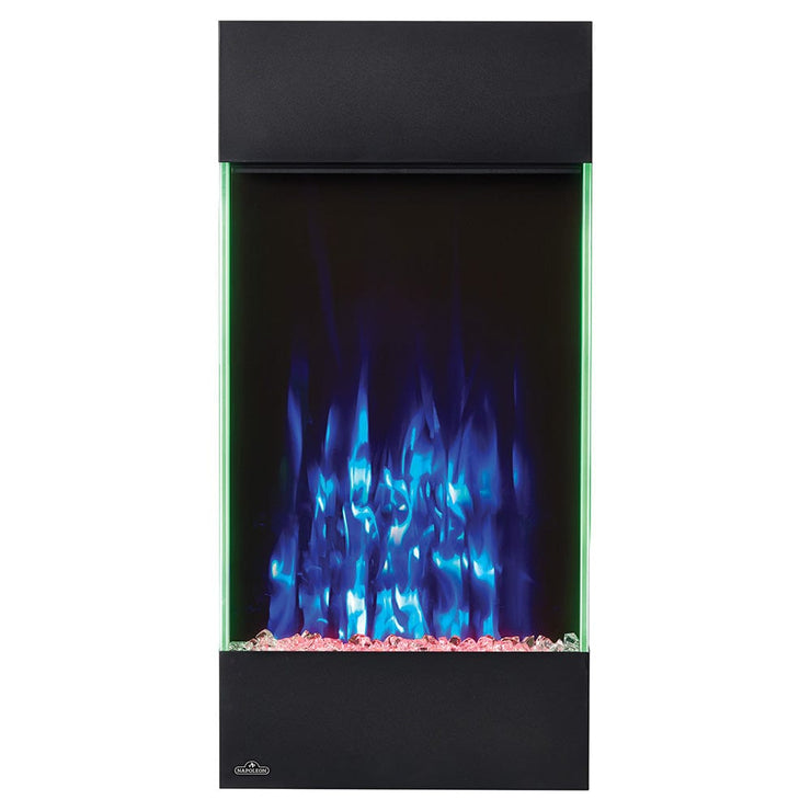 Napoleon 32-In Allure Vertical Wall Mount Electric Fireplace- NEFVC32H - Fire Pit Oasis