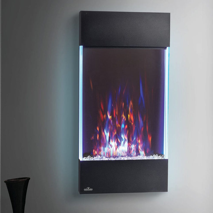 Napoleon 32-In Allure Vertical Wall Mount Electric Fireplace- NEFVC32H - Fire Pit Oasis