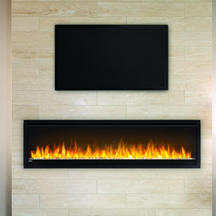 Napoleon 60-In Alluravision Slim Wall Mount Electric Fireplace - NEFL60CHS - Fire Pit Oasis