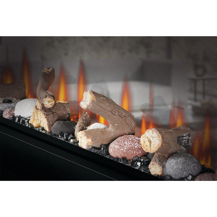 Napoleon 60-in Clearion Elite Electric Fireplace w/Black Trim Kit - Fire Pit Oasis