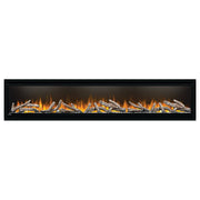 Napoleon 74-In Alluravision Deep Wall Mount Electric Fireplace - NEFL74CHD - Fire Pit Oasis