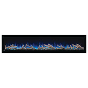 Napoleon 74-In Alluravision Deep Wall Mount Electric Fireplace - NEFL74CHD - Fire Pit Oasis