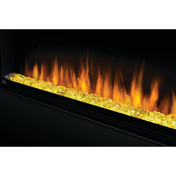 Napoleon 74-In Alluravision Slim Wall Mount Electric Fireplace - NEFL74CHS - Fire Pit Oasis