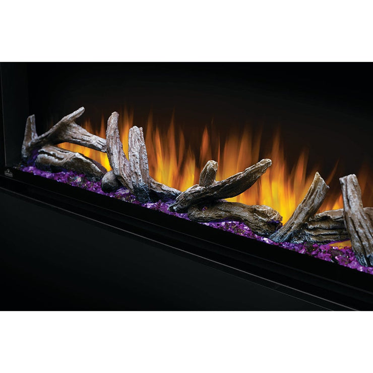 Napoleon 74-In Alluravision Slim Wall Mount Electric Fireplace - NEFL74CHS - Fire Pit Oasis