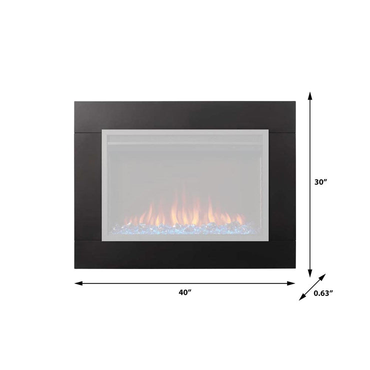 Napoleon Black Trim Kit for Cineview 30-in Firebox - Fire Pit Oasis