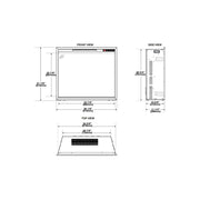 Napoleon Element 36-in Built-In Electric Fireplace - Fire Pit Oasis