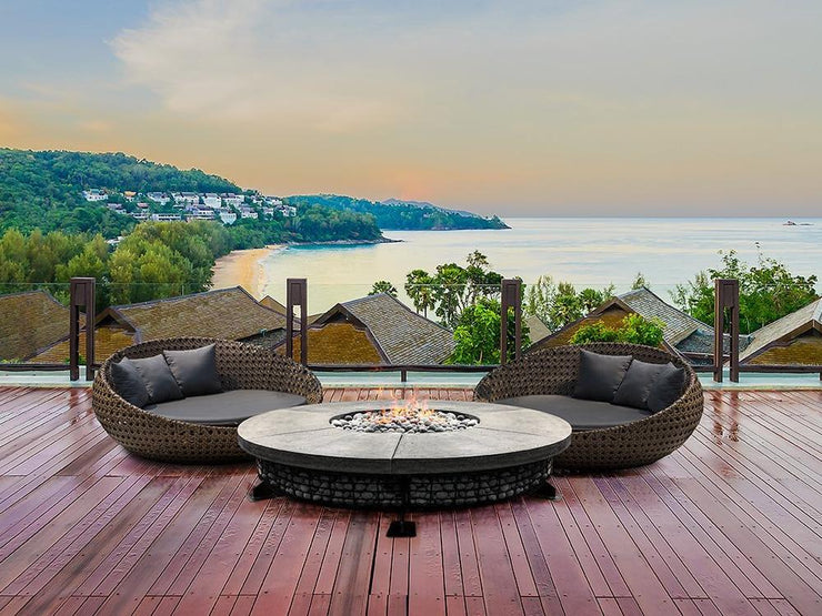 Prism Hardscapes Fuego 89 - Fire Pit Oasis
