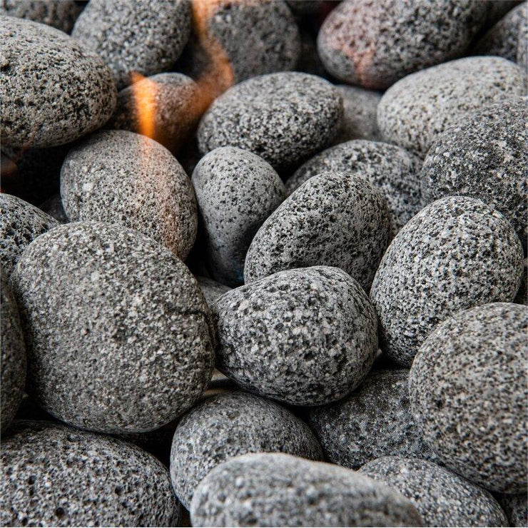 Pyromania 25 lb bag of tumbled lava rock - Fire Pit Oasis