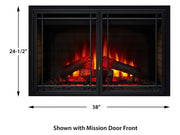 SimpliFire 35-In Electric Fireplace Insert - Fire Pit Oasis