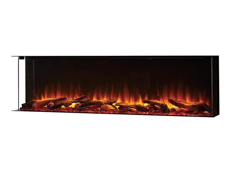 SimpliFire 55-in Scion Trinity Linear Electric Fireplace Package - Fire Pit Oasis