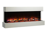 SimpliFire 55-in Scion Trinity Linear Electric Fireplace Package - Fire Pit Oasis