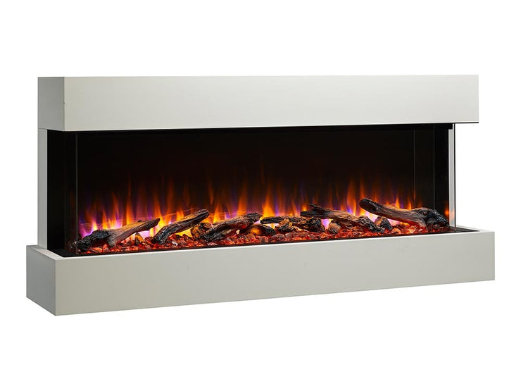 SimpliFire 55-in Scion Trinity Linear Electric Fireplace Package - Fire Pit Oasis
