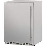 Summerset 24-Inch 5.3 Cu. Ft. Deluxe Left Hinge Outdoor Rated Compact Refrigerator - SSRFR-24DR - Fire Pit Oasis