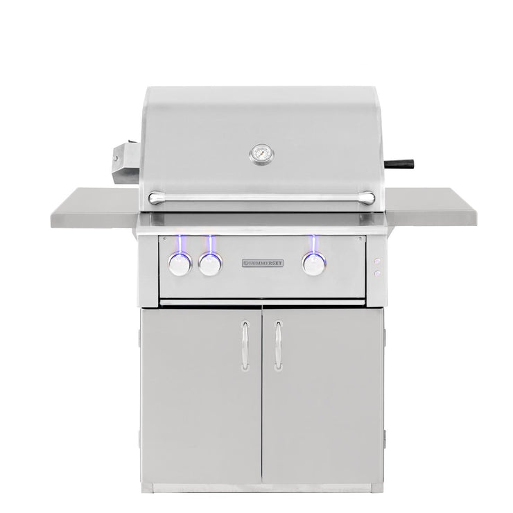 Summerset Alturi 30-Inch 2-Burner Natural Gas Grill With Stainless Steel Burners & Rotisserie - ALT30T-NG - Fire Pit Oasis