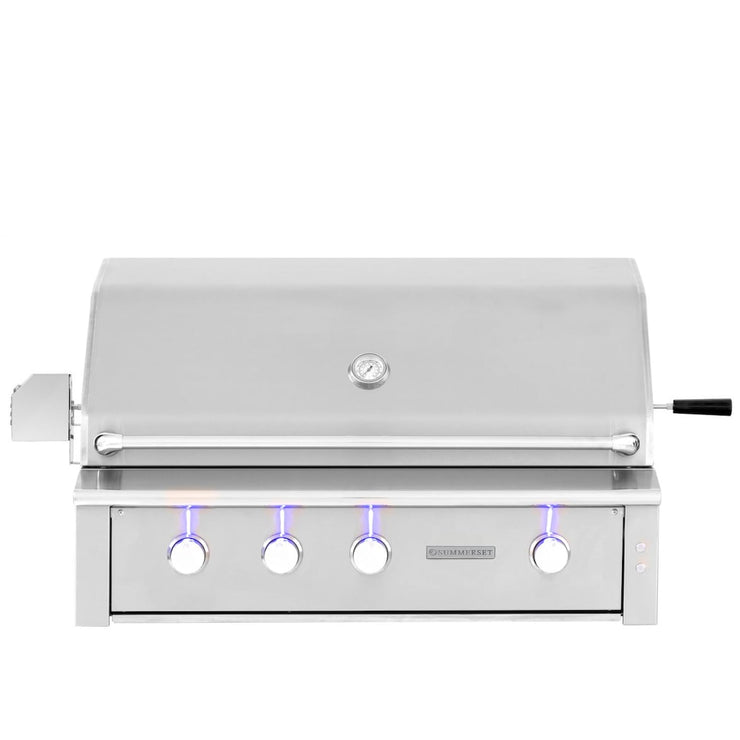 Summerset Alturi 42-Inch 3-Burner Built-In Propane Gas Grill With Stainless Steel Burners & Rotisserie - ALT42T-LP - Fire Pit Oasis
