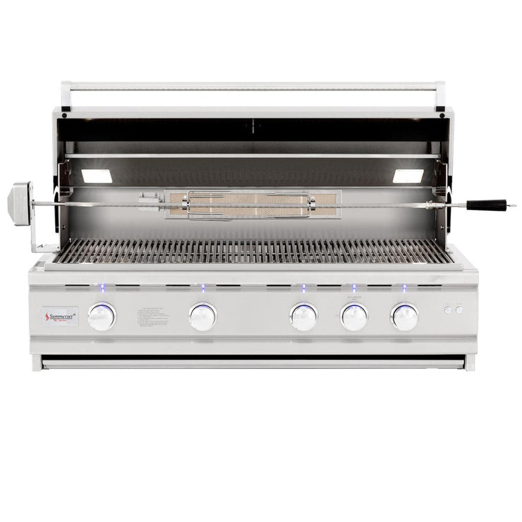 Summerset TRL Deluxe 44-Inch 4-Burner Built-In Natural Gas Grill With Rotisserie - TRLD44A-NG - Fire Pit Oasis