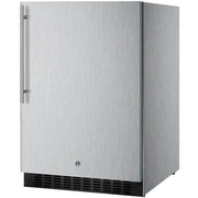 Summit 24-Inch 4.6 Cu. Ft. Commercial Outdoor Rated Compact Refrigerator - Stainless Steel - SPR627OSCSSHV - Fire Pit Oasis