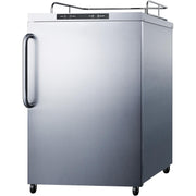 Summit 24-Inch 5.6 Cu. Ft. Outdoor Rated DIY Tap Beer Dispenser / Kegerator - Towel Bar Handle - SBC635MOSNK - Fire Pit Oasis