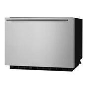 Summit Commercial 24-Inch 1.6 Cu. Ft. Built-In Drawer Refrigerator - Custom Panel Ready - FF1DSS24 - Fire Pit Oasis